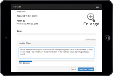 Audit Action Tracking